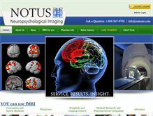 Tablet Screenshot of notusni.com